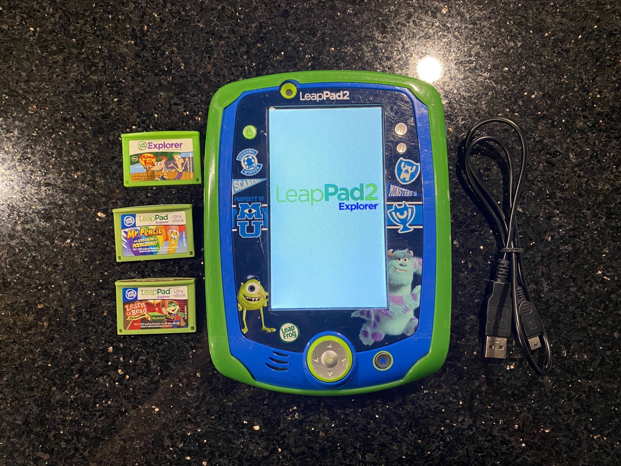 Leapfrog LeapPad2 Explorer Kids Educational Toy with 3 Games & Protective Cover