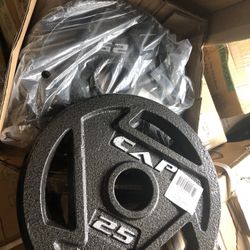 Pair Of 25lbs Olympic Plates Weights Total Of 50lbs