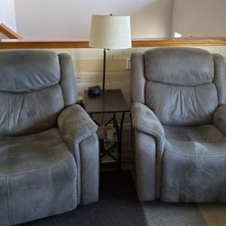Two Fully Electric Recliners.