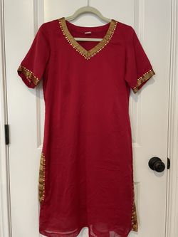 Red Salwar Kameez