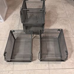 Stackable Organizing Bins (4)