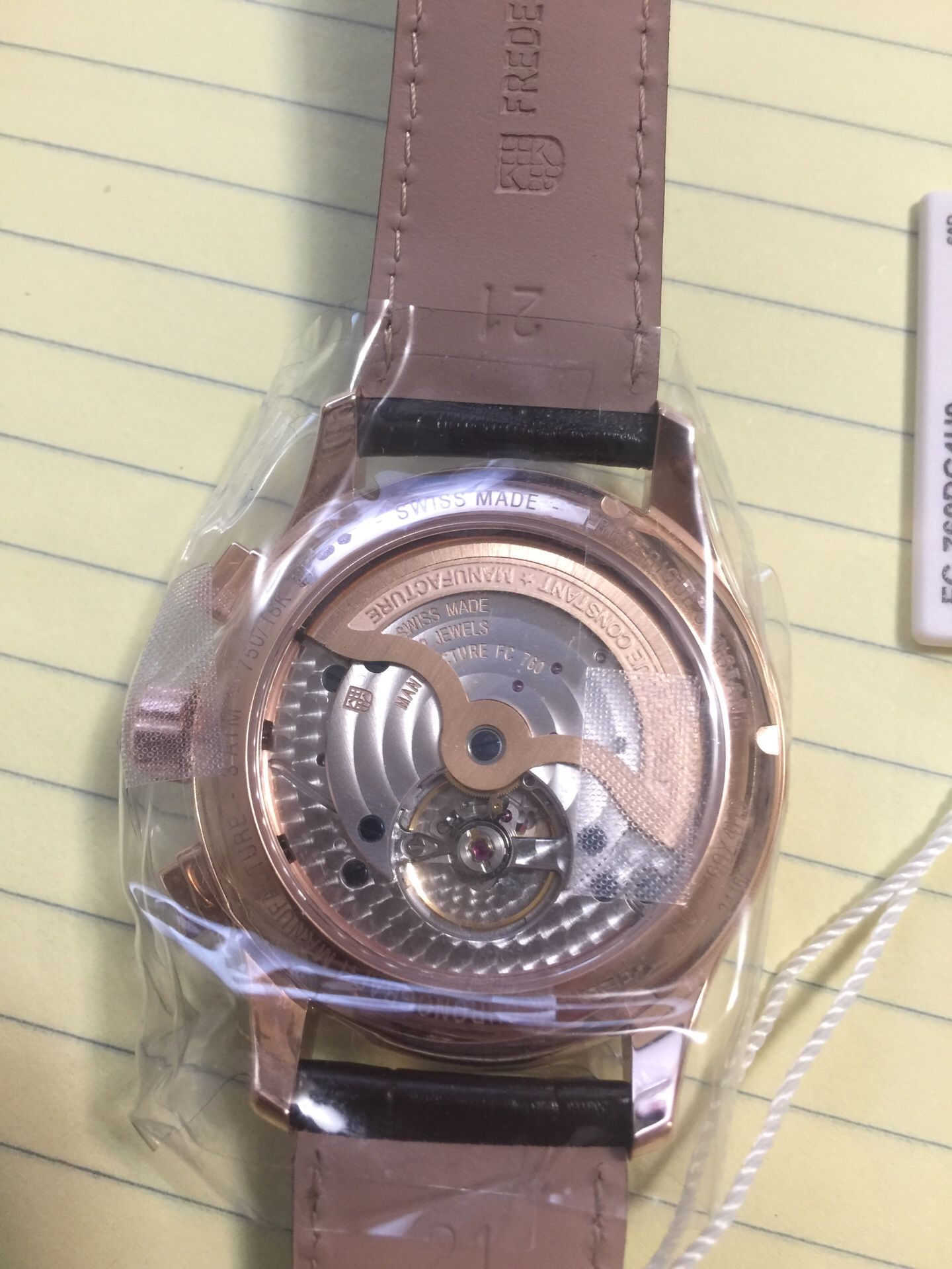 Brand New Frederique Constant Flyback 18k Gold Case For Sale In Fort Lauderdale Fl Offerup