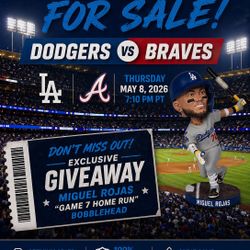 Miggy Rojas Bobblehead Dodger Tickets
