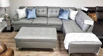 Grey Sectional $749