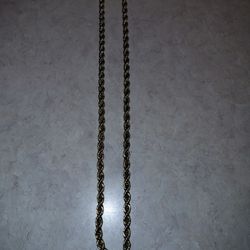 23 Inch Gold Plated Chain 
