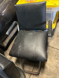 Black Salon Chairs 2