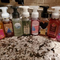 Bath & Body Foam Soaps. Each