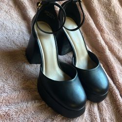 Black Platform Heels 