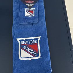 NHL NY Rangers Bath Towel Set