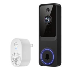 Wireless Doorbell Camera 1080p Hd Security 