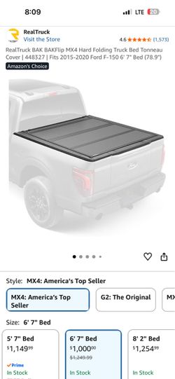 BackFlip MX4 Tonneau Cover – 2015-2020 F-150 6’7” Bed