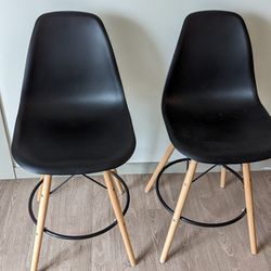 Two Ikea / Wayfair bar stools 