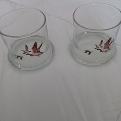 Chesapeake Mallard Glassware Fat Bottomed Whiskey Glasses