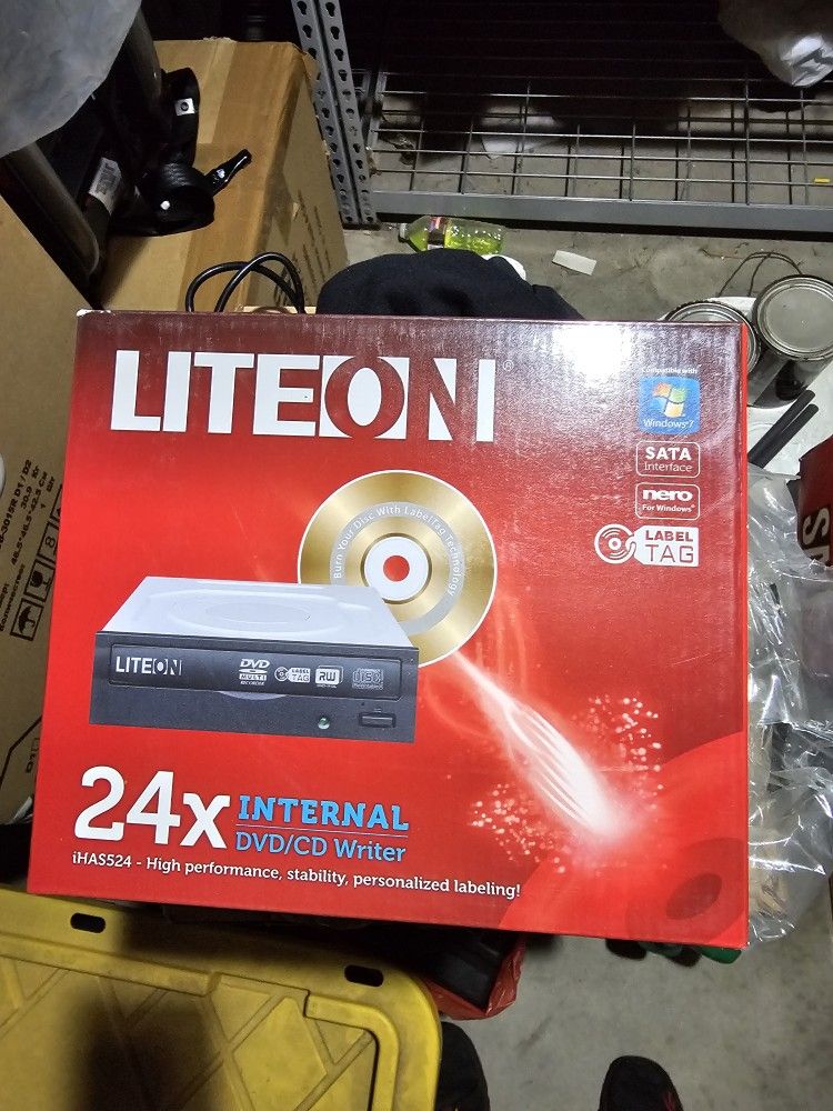 liteon internal cd dvd burner opened box in New condition