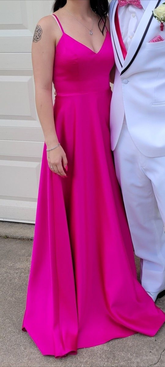 Prom Dress Pink Size 4