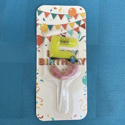 Birthday Party Number 5 Candle