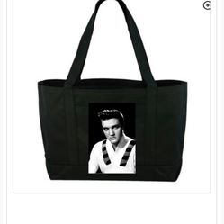 Elvis Large Tote Bag