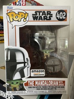 Mandalorian With Grogu Funko Pop Star Wars