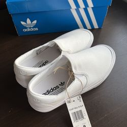 Adidas White Slip On Shoes Men’s 8