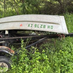 Paddle Boat With Trailer