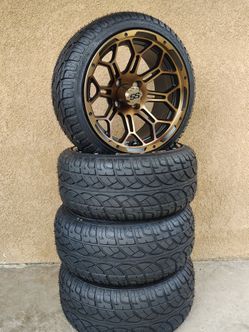 14" golf cart wheels and tires 205/30-14