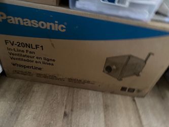 Panasonic WhisperLine Inline Ventilation Fan FV-20NLF1 – Brand New