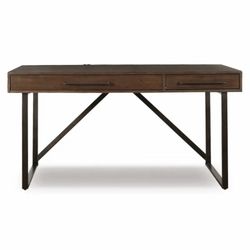 Ashley Furniture Brown Wooden Study Desk