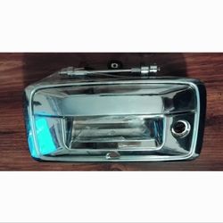 14-18 gmc sierra chrome tailgate handle