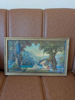 Vintage 1925 BORIN Chicago LOVE’S PARADISE Framed Print