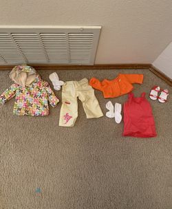 American Girl Snowboard outfit & summer set clothing outfit