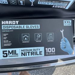 Nitrile 5 Mil Box Of 100 Gloves XXL $8