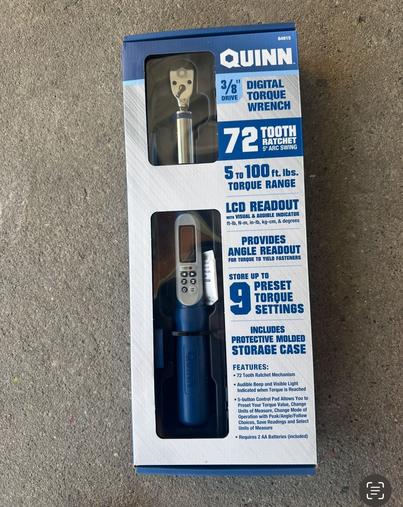 Quinn 3/8 Digital Wrench