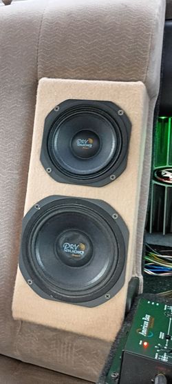 New prv neo loud mid one 5.25 and one 6.5 in the speaker pod $160firm price no trades pickup only serious buyers please yes it is available