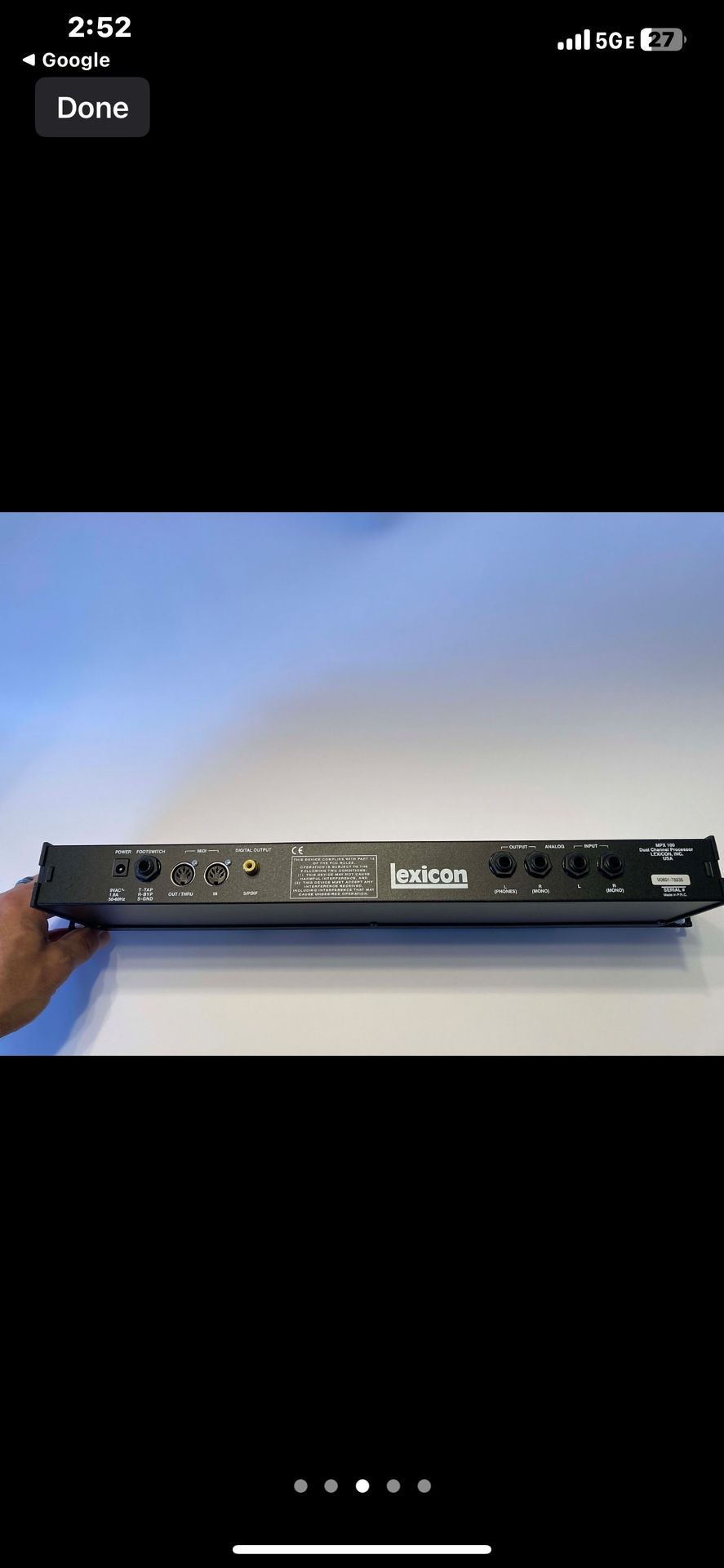 Lexicon MPX 100