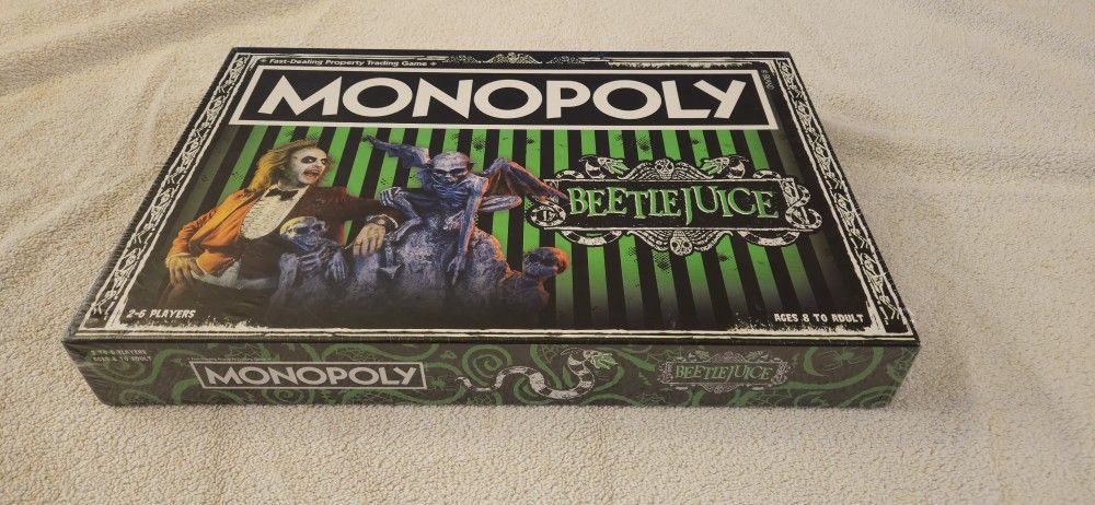 Beetlejuice Monopoly (Brand New & Factory Sealed)