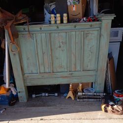 Rustic Western Queen Headboard