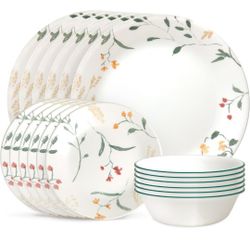 Corelle Vitrelle 18 Piece Glass Dinnerware