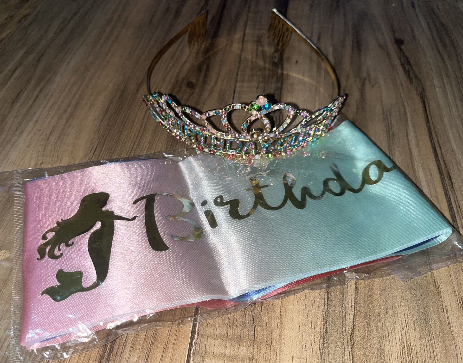 Birthday Queen Tiara and Sash