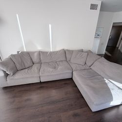 Modern Grey Couch 