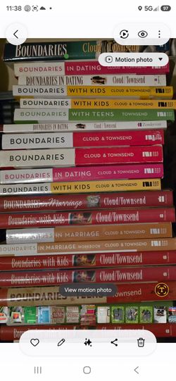 Boundaries books, see 2nd pic, $7 each