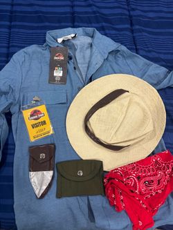 Jurassic Park Visitor Costume Set with Accessories