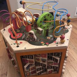 Wooden Activity Cube Toy