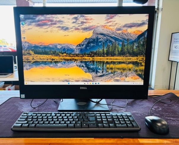 Dell Optiplex 7440 ALL IN ONE PC Core i7 8GB 120GB SSD + 1TB Windows 11 Pro