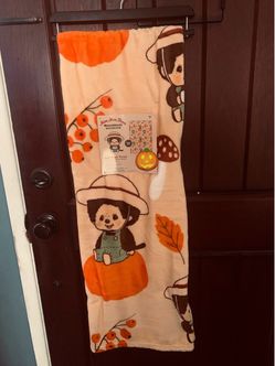 Monchhichi Fall Classic Coffee Blanket