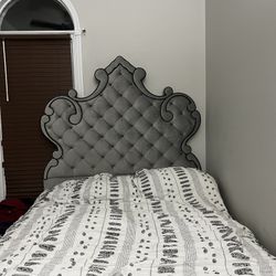 Queen Size Bed Frame Color Gray