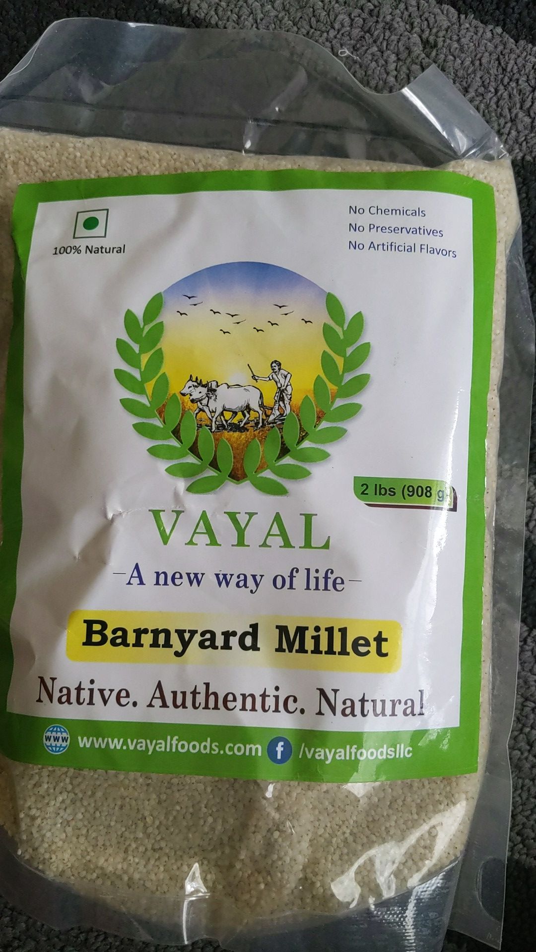 Indian Barnyard Millet(udalu)