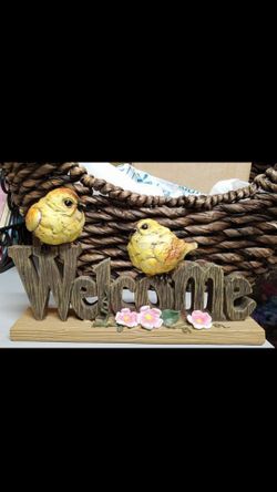 Welcome garden(yard) sign