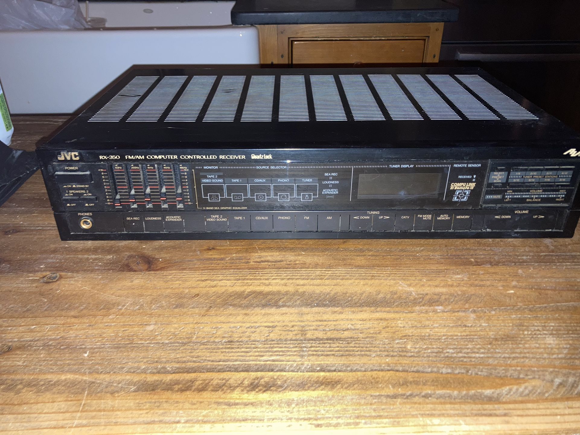 JVC RX-350 FM AM Computer Controlled Receiver