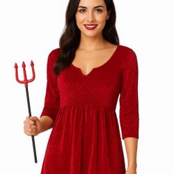 ❤️ Red Dress – Size Medium (Doubles as Devil Costume) ❤️