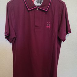 Psyco Bunny Mens Polo Shirt/ Small